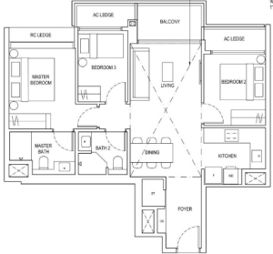 the-continuum-3-bedroom-floor-plan-c1-singapore