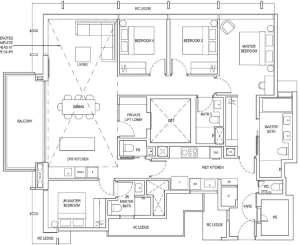 the-continuum-4-bedroom-floor-plan-d4-singapore